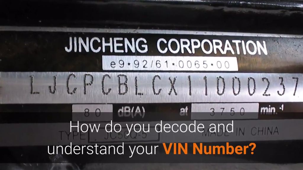 第7讲附1 How To Decode Your VIN Number. VIN Number Decoder & Decoding